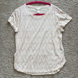 H&M Pink/Purple Chevron Shirt
